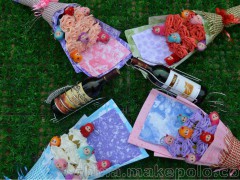 礼品批发 蓝色妖姬 卡通花束 节庆用品 情人节礼物 仿真鲜花