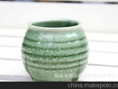ZAKKA陶瓷色釉工艺品小花盆 多肉植物盆景盆栽 6942