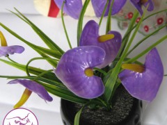 仿真假花植物陶瓷盆景盆栽 节庆用品 家庭装饰品摆件 多款多色