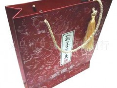 质优价廉 金银卡纸UV彩色印刷茶叶类礼品手提袋