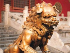 紫铜狮子_铜狮子_汇丰铜雕(在线咨询)