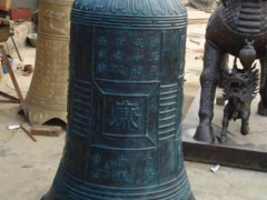 新疆铜钟雕塑_汇丰铜雕