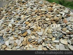南京东沟雨花石厂――园林石 园林用扁鹅卵石
