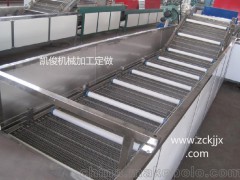 凯俊机械 蔬菜专用气泡式清洗机  根茎叶菜类蔬菜清洗风干流水线