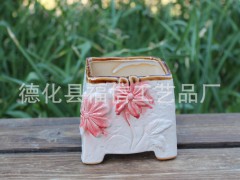 厂家直销 新品韩国陶瓷花盆12073创意多肉植物盆景盆栽花盆