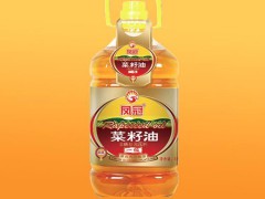 批发 凤冠压榨一级菜籽油 5升 绿色食品 健康菜籽油 放心粮油