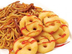 休闲食品 薯条 笑脸薯
