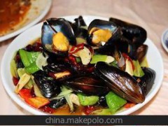大量批发宁波石浦鲜活淡菜 海虹 青口贝