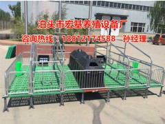 复合产床一套多少钱呢？猪用双体产床尺寸 猪用分娩栏厂家报价